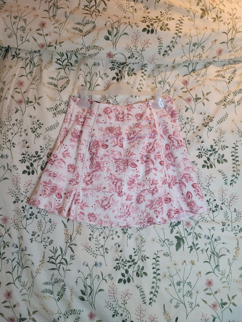 Floral Pink Women's Skirt